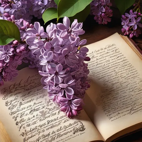 Write a romantic poem about lilac purple blossoms.,lilacs,lilac flowers,common lilac,bookmark with flowers,small-leaf lilac,lilac flower,lilac blossom,lilac tree,white lilac,lilac bouquet,golden lilac