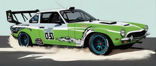 bakkie,karafuto,golf car vector,dakar rally,kiyota,subiakto,Illustration,Japanese style,Japanese Style 08