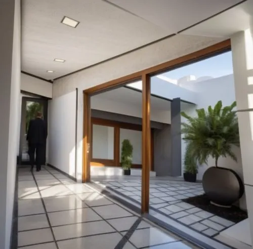 3d rendering,interior modern design,house entrance,render,hallway space,daylighting,Photography,General,Realistic