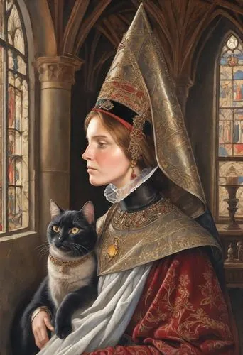 gothic portrait,perugini,cat sparrow,palmerston,portrait of christi,lehzen