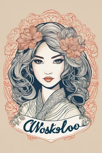 chinsuko,geisha girl,geisha,cuckoo-light elke,japanese floral background,hanbok,dribbble,hostess,lilikoi,rose flower illustration,china rose,coffee tea illustration,jasmine blossom,cool woodblock images,cd cover,cuckoo,kitsune,vintage woman,adobe illustrator,wild rose,Illustration,Japanese style,Japanese Style 15