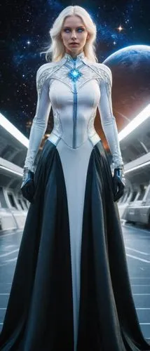 futuristic cloth, keep the same colors,ice queen,white rose snow queen,the snow queen,elsa,suit of the snow maiden,ice princess,star mother,winterblueher,queen cage,frozen,white lady,celtic queen,auro