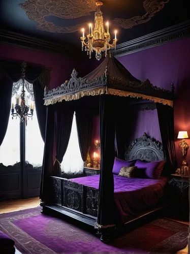 ornate room,four poster,canopy bed,four-poster,sleeping room,victorian style,wade rooms,bedroom,bridal suite,great room,napoleon iii style,bedding,bed frame,victorian,boutique hotel,the victorian era,guest room,bed,guestroom,danish room,Illustration,Vector,Vector 14