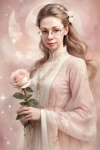 A girl with a white rose,rose png,margairaz,rosa 'the fairy,sky rose,fantasy portrait,margaery,romantic portrait,romantic rose,rosa peace,historic rose,mystical portrait of a girl,noble rose,rose blos