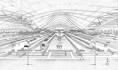 wireframe graphics,wireframe,superhighways,mono-line line art,arcology,sketchup,megastructures,infrastructures,infrastucture,skytrains,virtual landscape,crossbeams,conductor tracks,centralisation,interchanges,ultrastructure,mono line art,megastructure,unbuilt,superstructures,Design Sketch,Design Sketch,Fine Line Art