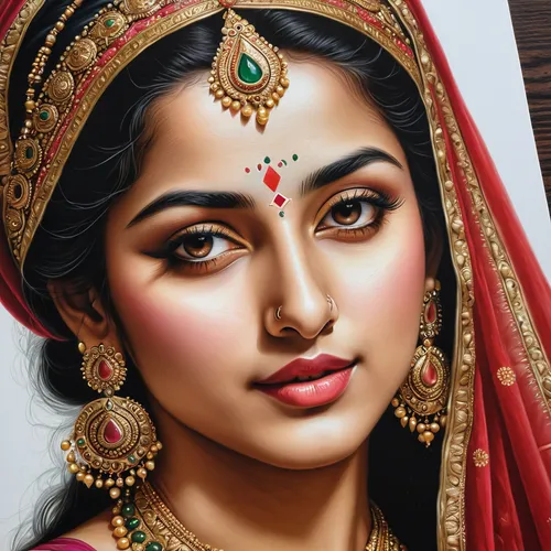 radha drawing,indian art,indian bride,radha,indian woman,east indian,indian girl,jaya,oil painting on canvas,indian girl boy,art painting,sari,tamil culture,hand painting,indian,oil painting,tradition