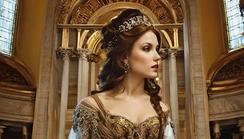 leighton,margairaz,seoige,theodora,belle,filipiniana,vergara,marian,venetia,megara,almudena,celtic queen,embellished,katherina,margaery,emperatriz,baroque angel,lucrezia,princess sofia,messalina,Illustration,Realistic Fantasy,Realistic Fantasy 10