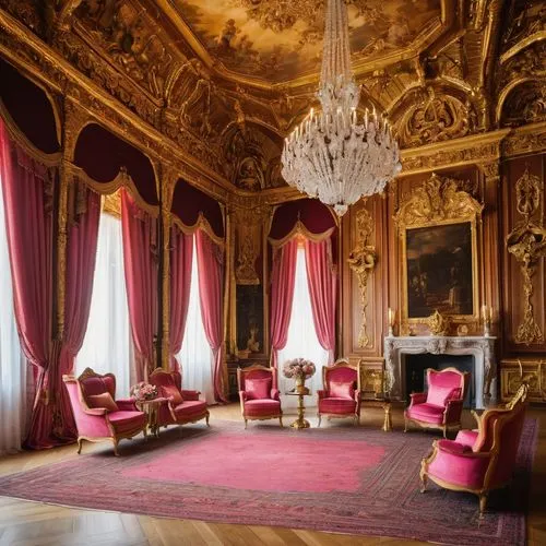 royal interior,ornate room,villa cortine palace,napoleon iii style,chateau margaux,monbazillac castle,rococo,royal castle of amboise,château de chambord,interior decor,danish room,europe palace,villa d'este,great room,palazzo,sitting room,chateau,versailles,castle sans souci,hotel de cluny,Photography,General,Natural