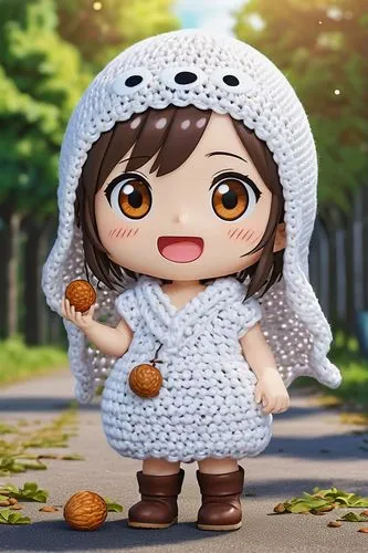 dressup,cute cartoon character,rukia,country dress,milkmaid,cute cartoon image,doll dress,woman holding pie,female doll,dress doll,cloth doll,countrygirl,rice ball,girl with bread-and-butter,chibi girl,kefir,white winter dress,macaroon,fashion doll,japanese doll