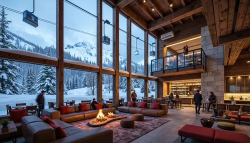 chalet,alpine style,snohetta,ski resort,the cabin in the mountains,ski facility,ski station,whistler,avoriaz,snow house,winter house,snowhotel,verbier,house in the mountains,fire place,luxury home interior,mountain hut,jahorina,lodge,log cabin