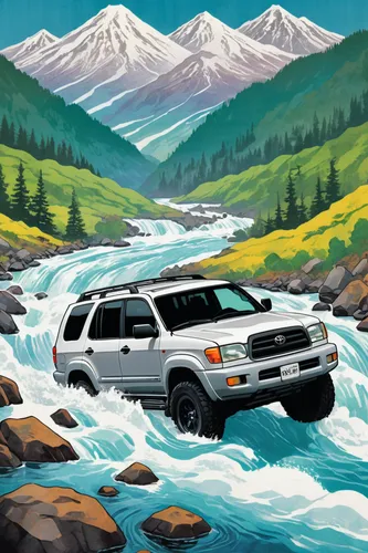 toyota 4runner,4 runner,toyota fj cruiser,nissan xterra,toyota land cruiser,ford expedition,mitsubishi endeavor,lexus gx,honda pilot,toyota land cruiser prado,lexus lx,mitsubishi pajero,mitsubishi delica,subaru rex,toyota highlander,honda ridgeline,isuzu trooper,ford explorer,toyota rav4,toyota rav 4,Illustration,Vector,Vector 07