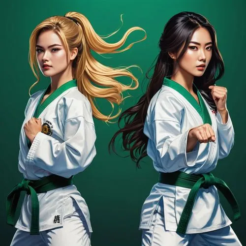 martial arts uniform,hapkido,martial arts,japanese martial arts,taekkyeon,taekwondo,judo,jeet kune do,karate,brazilian jiu-jitsu,haidong gumdo,tang soo do,marine corps martial arts program,kenjutsu,shorinji kempo,aikido,beautiful girls with katana,striking combat sports,kajukenbo,jujitsu,Illustration,Realistic Fantasy,Realistic Fantasy 25