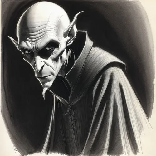 nosferatu,orlok,mekon,flickering,palps,obertan,Illustration,Black and White,Black and White 08