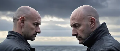 mirror image,split personality,parallel worlds,self-deception,mirror reflection,hair loss,duality,self-reflection,mirroring,dualism,clone,fractalius,heads,duplicate,mirrors,human head,mirrored,split,management of hair loss,clones,Conceptual Art,Sci-Fi,Sci-Fi 25