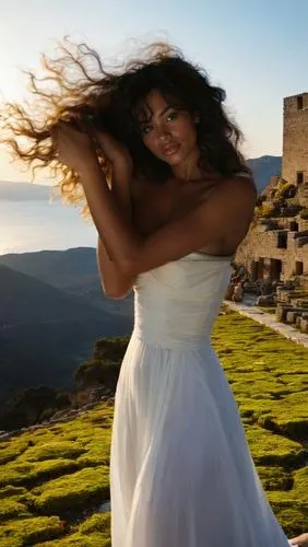 celtic woman,eleftheria,bergersen,arbel,loreen,girl in white dress