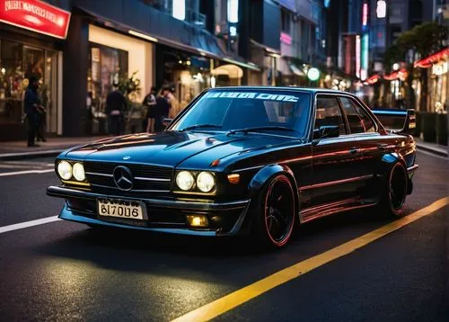 matte finish, Nissan Skyline, rally car, B-group, location in the streets of Tokyo, nighttime, neon lights, car light trails,bmw m3,bmw m,bmw m5,bimmer,fiat 130,brabus,shakotan,integrale,datsun,old bm