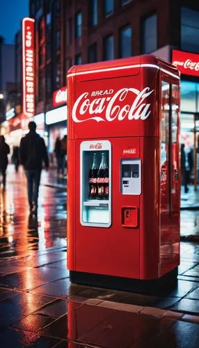 coke machine,soda machine,vending machine,vending machines,coca-cola,the coca-cola company,coca cola,digital advertising,coca cola logo,interactive kiosk,illuminated advertising,kiosk,coca,vending cart,coin drop machine,carbonated soft drinks,coke,advertising campaigns,coca-cola light sango,electronic signage,Illustration,Realistic Fantasy,Realistic Fantasy 09