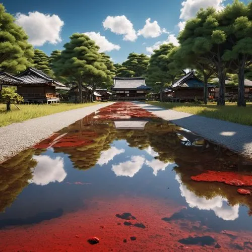 ryokan,japan landscape,koyasan,virtual landscape,japanese background,japanese sakura background,heian,koi pond,okami,japanese zen garden,yamada's rice fields,japanese shrine,cryengine,landscape red,kilju,higurashi,sake gardens,magome,chanoyu,bakufu,Photography,General,Realistic