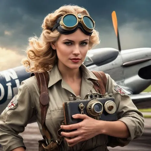 retro women,retro woman,retro girl,vintage girl,vintage women,vintage woman,retro pin up girl,retro pin up girls,peaked cap,1940 women,pin ups,aviator,fighter pilot,glider pilot,aviator sunglass,pin up,aviation,bmw 327,bmw 328,world war ii,Photography,General,Cinematic