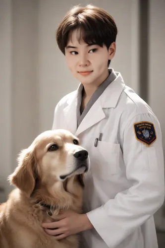 veterinarian,veterinary,female doctor,female nurse,nurse,spayed,healthcare professional,korean mastiff,girl with dog,doctor,physician,nursing,ship doctor,medical sister,vet,lady medic,dog breed,mari makinami,boy and dog,service dog,Photography,Cinematic