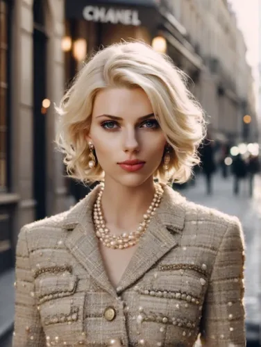 blonde woman,pearl necklace,blue jasmine,short blond hair,great gatsby,femme fatale,gena rolands-hollywood,charlize theron,pearl necklaces,vintage fashion,vintage woman,cool blonde,gatsby,female hollywood actress,business woman,vanity fair,businesswoman,blonde girl,blond girl,woman in menswear