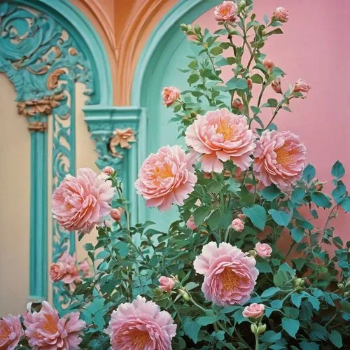 pink roses,blooming roses,colorful roses,noble roses,vintage flowers,garden roses,disney rose,rose garden,roses,rose roses,old country roses,esperance roses,rosebushes,historic rose,rose plant,porcelain rose,rose blooms,roses frame,rococo,garden rose,Conceptual Art,Fantasy,Fantasy 24