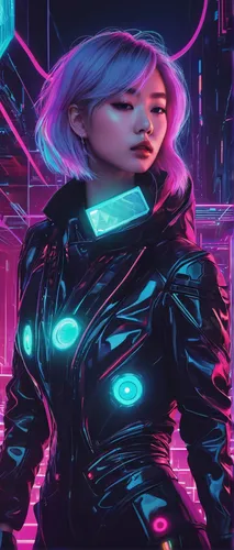 cyberpunk,cyber,futuristic,neon lights,ultraviolet,aura,neon light,cyberspace,cyber glasses,echo,voltage,cyborg,vapor,purple wallpaper,cube background,digiart,neon ghosts,scifi,cg artwork,neon,Illustration,Paper based,Paper Based 28