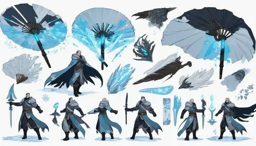 umbrellas,patronus,feathers,wands,dementors,parasols,sylphs,mages,wind machines,quills,water-leaf family,the snow queen,bludgeons,woad,ice crystal,hyperboreans,wights,harbingers,temporals,stalks,Unique,Design,Character Design