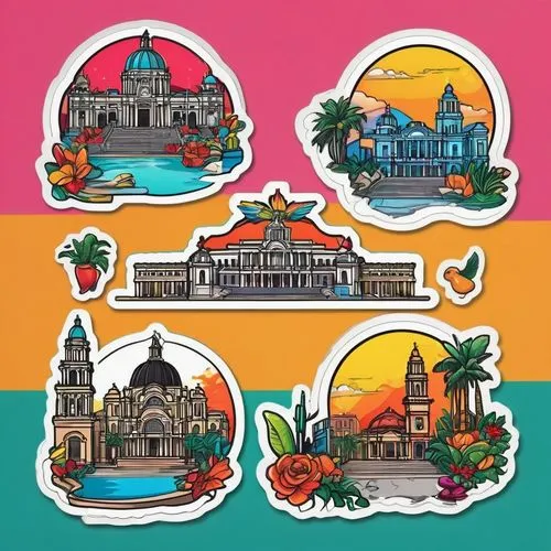 yogyakarta,jakarta,jogja,denpasar,mexico city,venezia,vatican city flag,veneto,lombardy,roma capitale,eternal city,houses clipart,gondolas,hyderabad,city cities,karnataka,modena,paris clip art,chennai,east java,Unique,Design,Sticker