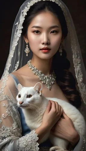 bridal,the bride,miao,bride,bridewealth,noblewoman,wedding photo viet,bride groom,bridal dress,bridal jewelry,dead bride,silver wedding,sposa,wedded,ermine,wedding photo,bridal gown,goong,white cat,oriental princess,Photography,General,Natural