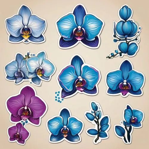 flowers png,cartoon flowers,phalaenopsis,orchids,anthers,moth orchid,pansies,scrapbook flowers,mixed orchid,phalaenopsis equestris,retro flowers,flora abstract scrolls,orchid,flower illustrative,violets,balloon flower,phalaenopsis sanderiana,blue passion flower butterflies,flower wall en,irises,Unique,Design,Sticker