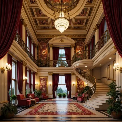 nemacolin,gleneagles hotel,grand hotel europe,entrance hall,cochere,royal interior,luxury hotel,ritzau,hotel hall,foyer,grand hotel,hallway,ornate room,venetian hotel,hotel lobby,lobby,rosecliff,leterme,palatial,venice italy gritti palace