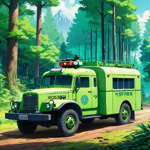 logging truck,log truck,fire truck,mail truck,firetruck,engine truck,truck,white fire truck,delivery truck,firefighters,fire department,rust truck,kamaz,ambulance,ford truck,retro vehicle,fire engine,fire dept,camper,gaz-53,Illustration,Japanese style,Japanese Style 03