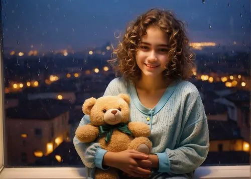 3d teddy,teddy-bear,teddy bear,teddybear,teddy bear waiting,blonde girl with christmas gift,romantic portrait,girl and boy outdoor,cute bear,relaxed young girl,girl with dog,teddy bears,bear teddy,teddy,girl with cloth,the girl in nightie,toy poodle,teddies,bokeh effect,girl in cloth,Art,Classical Oil Painting,Classical Oil Painting 40