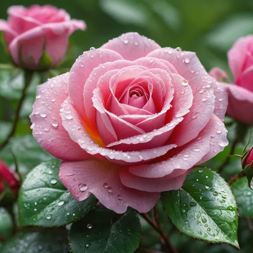 raindrop rose,red rose in rain,pink rose,evergreen rose,romantic rose,pink roses,noble roses,pink begonias,julia child rose,japanese camellia,bicolored rose,shrub rose,flower rose,rose pink colors,hybrid tea rose,garden rose,garden roses,rose flower,landscape rose,dew drops on flower,Conceptual Art,Fantasy,Fantasy 08