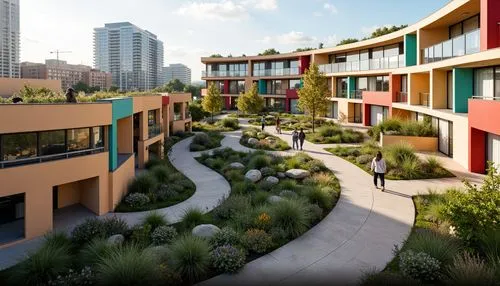 townhomes,liveability,3d rendering,cohousing,urban development,urban design,ecovillages,new housing development,suburbanized,residencial,multifamily,microdistrict,townhouses,urbanism,apartment blocks,apartment buildings,ecovillage,urbanize,europan,streamwood