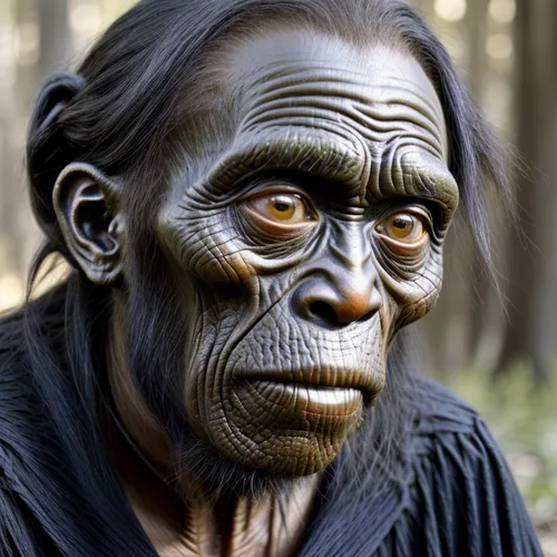 black light poster in van gogh style,common chimpanzee,cercopithecus neglectus,chimpanzee,chimp,uakari,old human,bonobo,aborigine,primitive person,ape,ancient people,female face,orang utan,primate,the