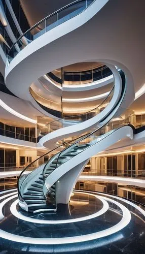 blavatnik,spiral staircase,circular staircase,spiralling,futuristic art museum,spiral,winding staircase,futuristic architecture,mercedes-benz museum,spiral stairs,winding steps,spaceship interior,escalators,concentric,escaleras,guggenheim museum,spiralled,atrium,staircase,spirally,Conceptual Art,Oil color,Oil Color 14