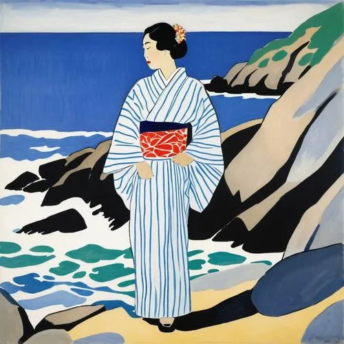 uemura,ukiyoe,maiko,yukata,cool woodblock images,geiko,japanese woman,takimoto,utagawa,setouchi,matisse,shimoda,woodblock prints,kuniyoshi,harumafuji,iwami,hakama,utamaro,sakimoto,jinbei,Art,Artistic Painting,Artistic Painting 40