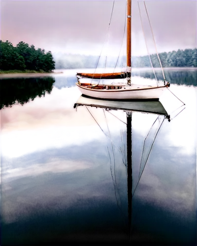 sailing boat,sailboat,becalmed,boat landscape,sail boat,old wooden boat at sunrise,bareboat,wooden boat,moored,sailing,mooring,moorings,anchored,bowsprit,sailer,sailing ship,calm waters,keelboat,sailboats,sailing boats,Illustration,Paper based,Paper Based 21