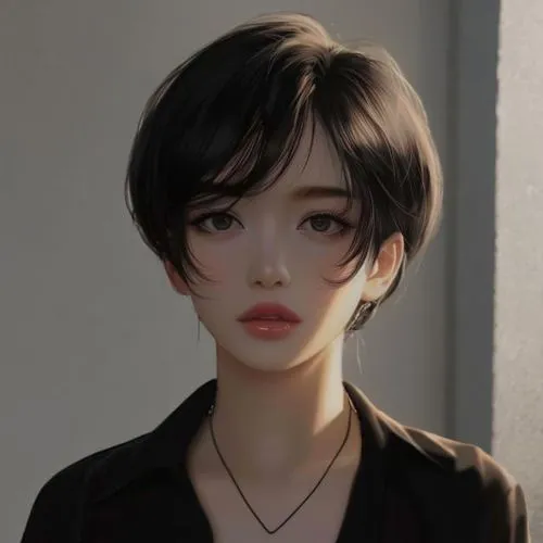 realdoll,ren,artist doll,mari makinami,girl portrait,study,anime girl,persona,digital painting,anime 3d,worried girl,girl,guk,fuki,maimi fl,shirakami-sanchi,female doll,ken,cosmetic,asymmetric cut