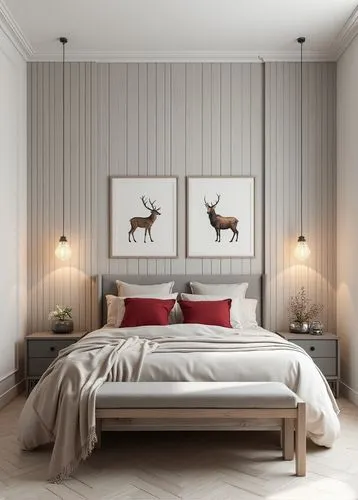 headboards,buffalo plaid deer,buffalo plaid antlers,antler velvet,headboard,antlered