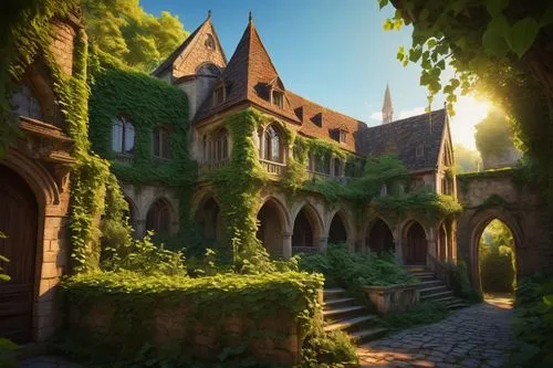 rivendell,arenanet,riftwar,fairy tale castle,fairy tale castle sigmaringen,bethlen castle,theed,medieval castle,fairytale castle,cryengine,chateau,medieval town,briarcliff,chateaux,medieval,banneret,zelenay,alsace,mincy,rattay,Conceptual Art,Fantasy,Fantasy 21