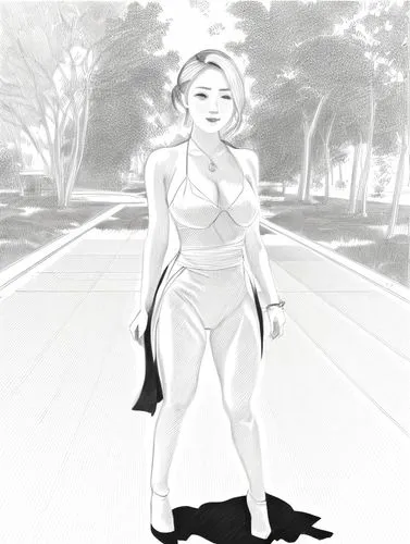 marilyn monroe,comic halftone woman,woman walking,marilyn,marylyn monroe - female,super heroine,marylin monroe,retro woman,b w,white and black color,comic style,animated cartoon,comic character,pedestrian,girl walking away,black-and-white,gradient mesh,retro women,white and black,film noir,Design Sketch,Design Sketch,Character Sketch