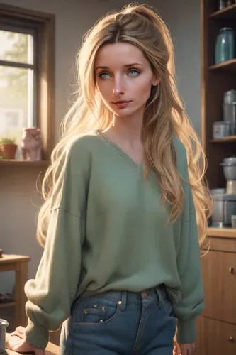 elsa,rapunzel,cgi,sweater,cynthia (subgenus),girl in the kitchen,angelica,in a shirt,waitress,barista,maya,olallieberry,girl at the computer,natural cosmetic,pajamas,model doll,a woman,librarian,vanessa (butterfly),girl with cereal bowl