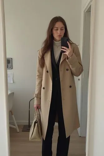 woman in menswear,anfisa,business woman,long coat,coat,businesswoman