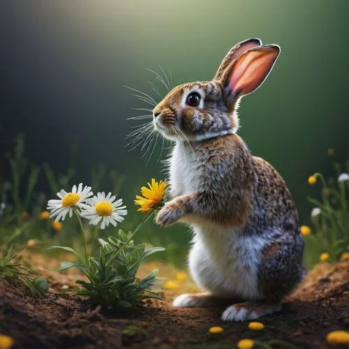 bunny on flower,dwarf rabbit,european rabbit,cottontail,wild rabbit,leveret,cartoon rabbit,cottontails,cartoon bunny,little bunny,mountain cottontail,easter bunny,lagomorphs,american snapshot'hare,field hare,little rabbit,wild hare,lepus,springtime background,brown rabbit,Photography,Documentary Photography,Documentary Photography 16