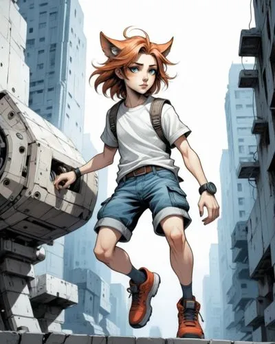 genda,sakazaki,flcl,horikoshi,haruko,hausser