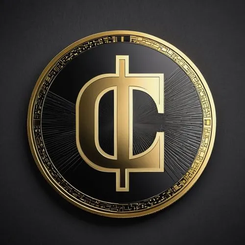 create a profile picture for "Concise Coin" that reflects the themes of hustle and money tips, with a clean design and dark background. 

The image will feature a sleek, modern coin or dollar symbol a