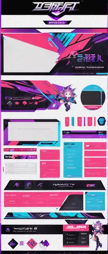 cyber glasses,lures and buy new desktop,80's design,digiart,cyber,cosmetics counter,cosmetic sticks,cyberspace,cybertruck,digital piano,ultraviolet,cosmetics,magenta,graphic card,wing purple,computer screen,pink quill,computer art,black light,cosmetic,Illustration,Japanese style,Japanese Style 04